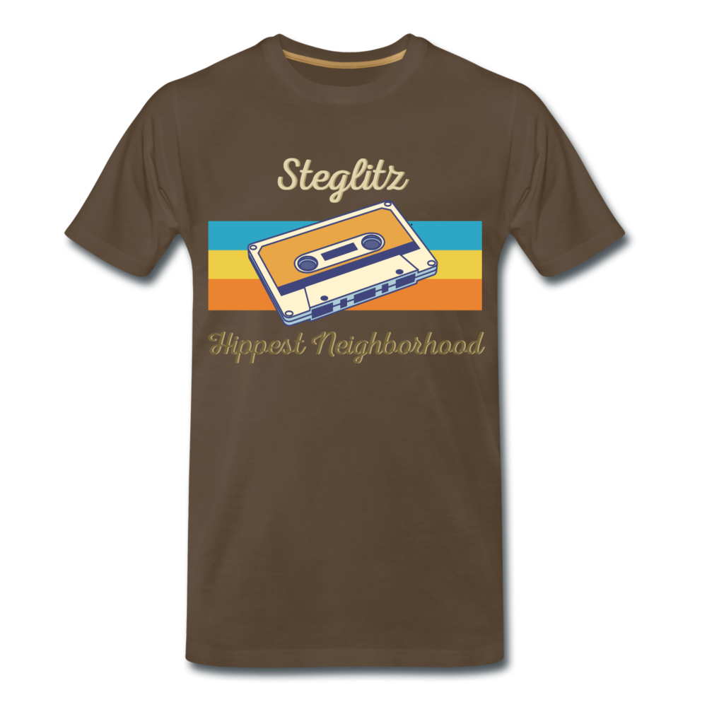 Steglitz Hippest Neighborhood - Männer Premium T-Shirt - Edelbraun