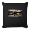 Tempelhof Flugzeug - Sofakissen mit Füllung (45 x 45 cm) - Schwarz