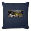 Tempelhof Flugzeug - Sofakissen mit Füllung (45 x 45 cm) - Navy