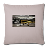 Tempelhof Flugzeug - Sofakissen mit Füllung (45 x 45 cm) - helles Taupe