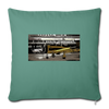 Tempelhof Flugzeug - Sofakissen mit Füllung (45 x 45 cm) - Tanngrün