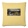 Tempelhof Flugzeug - Sofakissen mit Füllung (45 x 45 cm) - Hellgelb