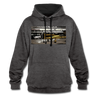 Tempelhof Flugzeug - Kontrast Hoodie - Anthrazit/Schwarz