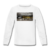 Tempelhof Flugzeug - Teenager Langarmshirt - Weiß
