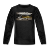 Tempelhof Flugzeug - Teenager Langarmshirt - Anthrazit