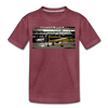 Tempelhof Flugzeug - Teenager Premium T-Shirt - Bordeauxrot meliert