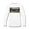 Tempelhof Flugzeug - Männer Premium Langamshirt - Weiß