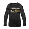 Tempelhof Flugzeug - Männer Premium Langamshirt - Anthrazit