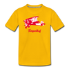 Tempelhof Flugzeug rot - Teenager Premium T-Shirt - Sonnengelb