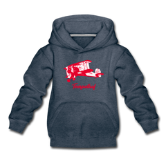 Tempelhof Flugzeug rot - Kinder Premium Hoodie