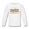 Tempelhof Hippest Neighborhood - Teenager Langarmshirt - Weiß