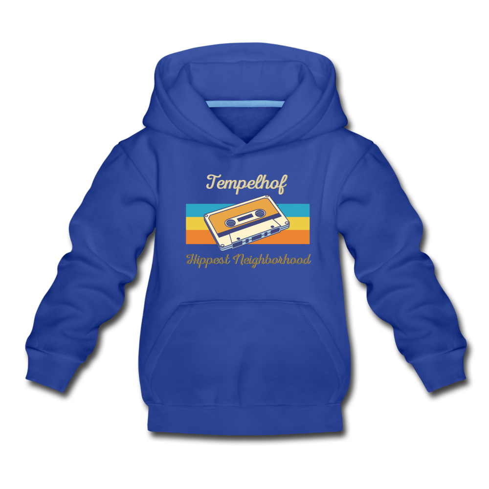 Tempelhof Hippest Neighborhood - Kinder Premium Hoodie - Royalblau