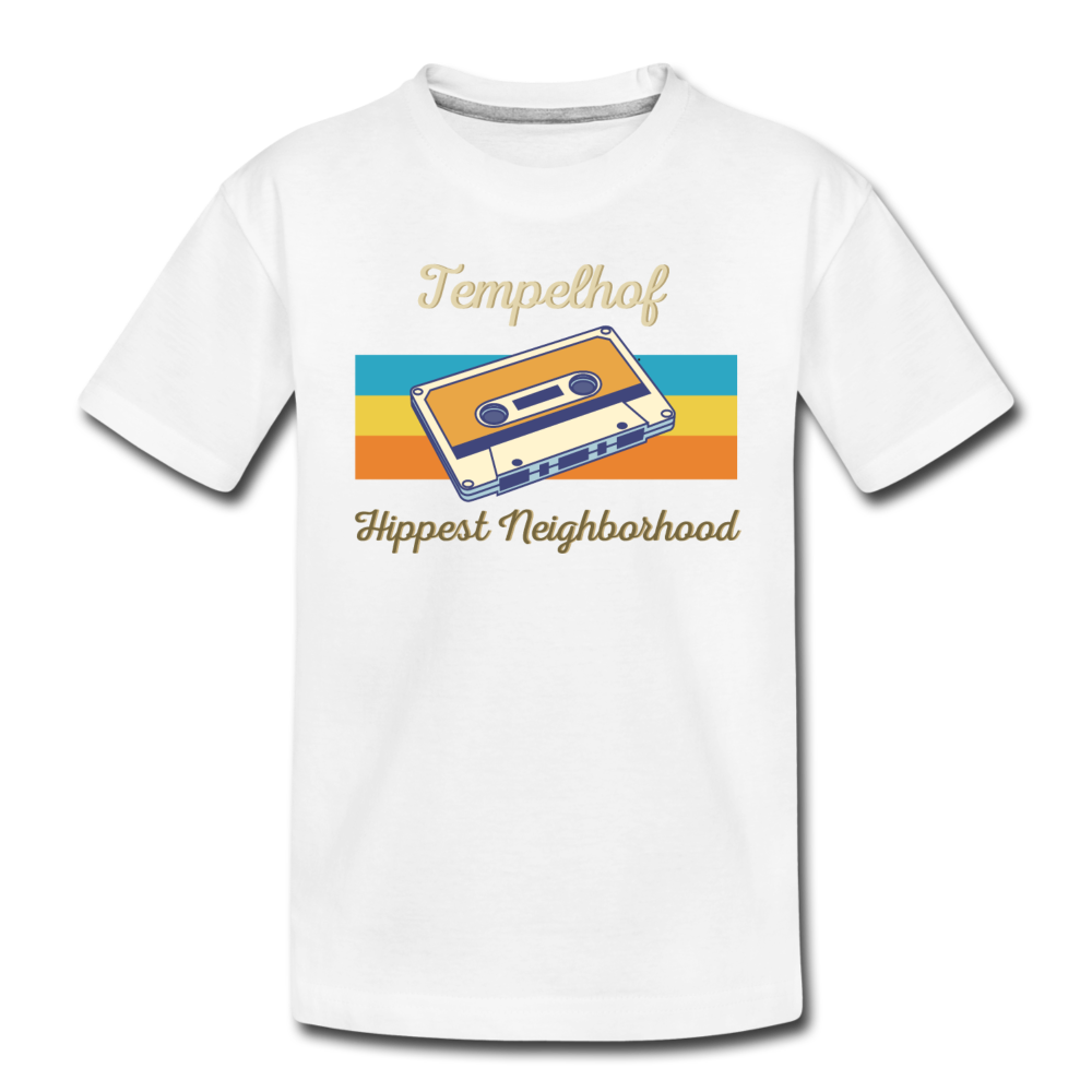 Tempelhof Hippest Neighborhood - Teenager Premium T-Shirt - Weiß