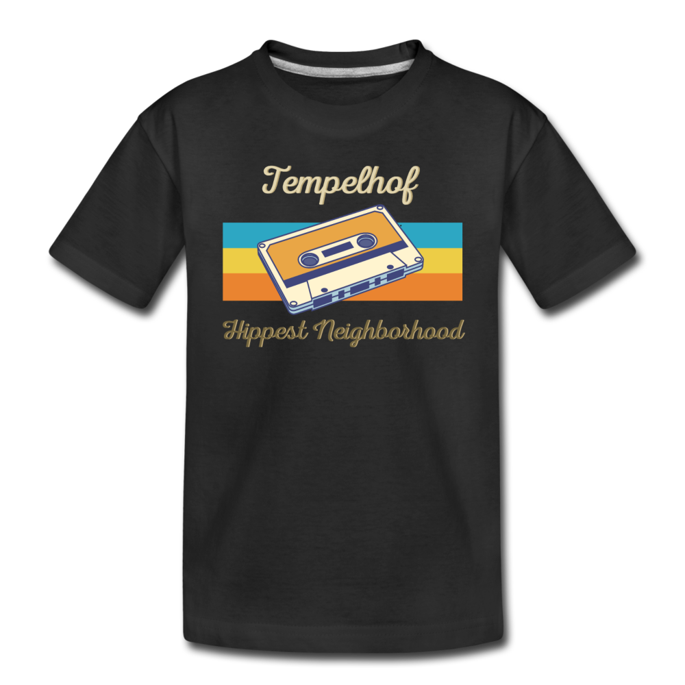 Tempelhof Hippest Neighborhood - Teenager Premium T-Shirt - Schwarz