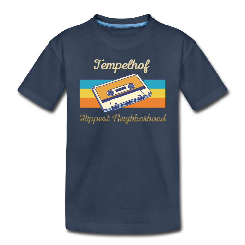 Tempelhof Hippest Neighborhood - Teenager Premium T-Shirt - Navy