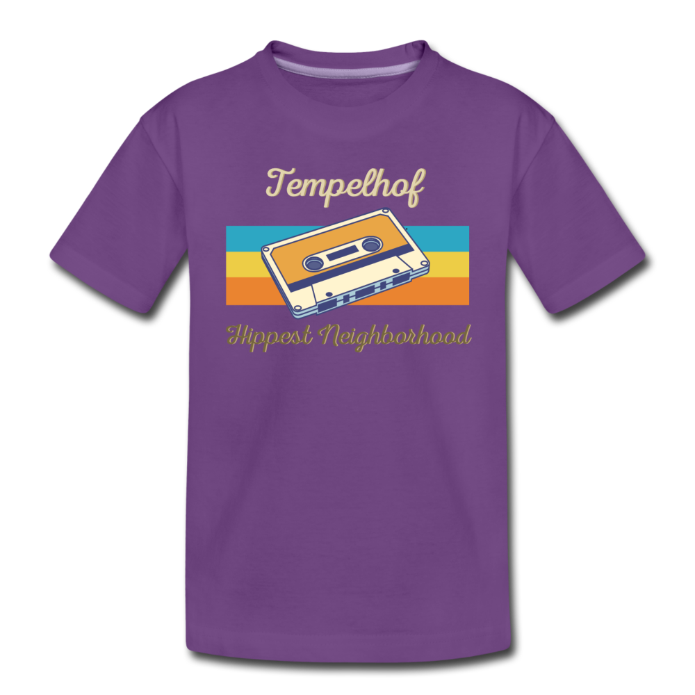 Tempelhof Hippest Neighborhood - Teenager Premium T-Shirt - Lila