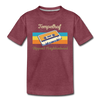 Tempelhof Hippest Neighborhood - Teenager Premium T-Shirt - Bordeauxrot meliert