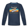 Tempelhof Hippest Neighborhood - Kinder Langarmshirt - Navy
