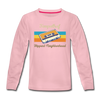 Tempelhof Hippest Neighborhood - Kinder Langarmshirt - Hellrosa