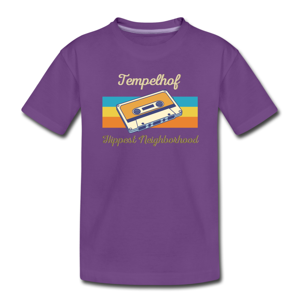 Tempelhof Hippest Neighborhood - Kinder Premium T-Shirt - Lila