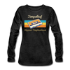 Tempelhof Hippest Neighborhood - Frauen Premium Langarmshirt - Anthrazit