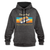 Tempelhof Hippest Neighborhood - Kontrast Hoodie - Anthrazit/Schwarz