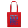 Tempelhof Planet Earth - Stoffbeutel - Rot