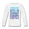 Tempelhof Planet Earth - Kinder Langarmshirt - Weiß