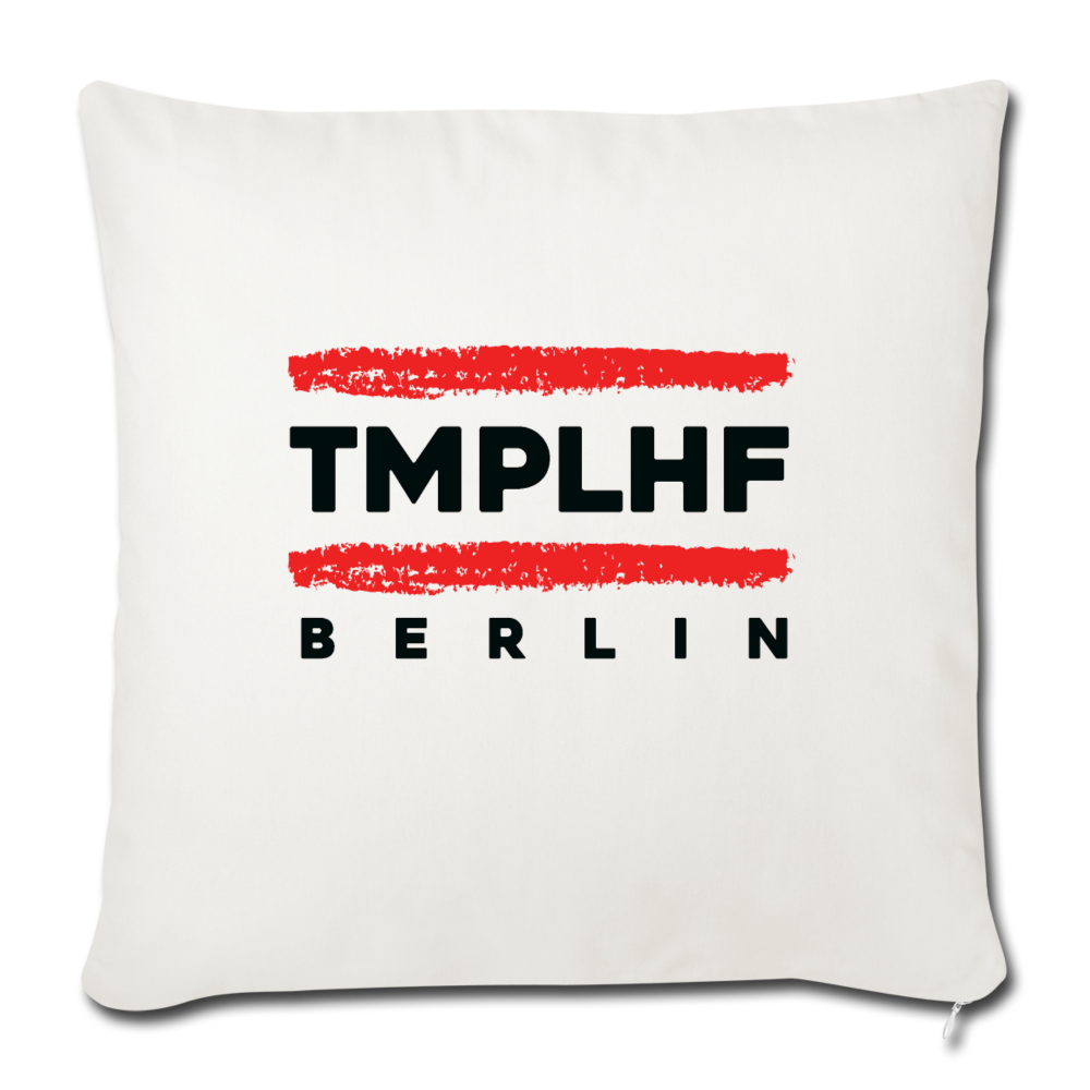 TMPLHF - Sofakissen mit Füllung (45 x 45 cm) - Naturweiß