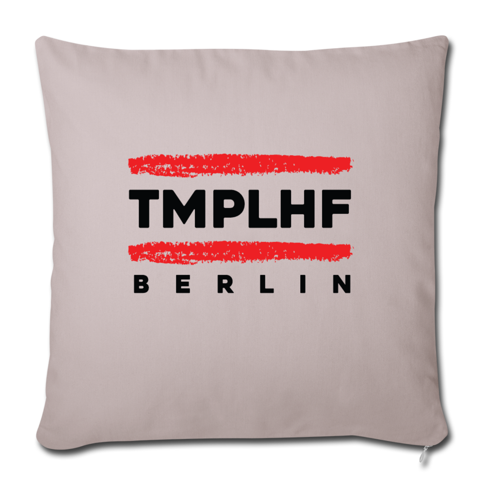 TMPLHF - Sofakissen mit Füllung (45 x 45 cm) - helles Taupe