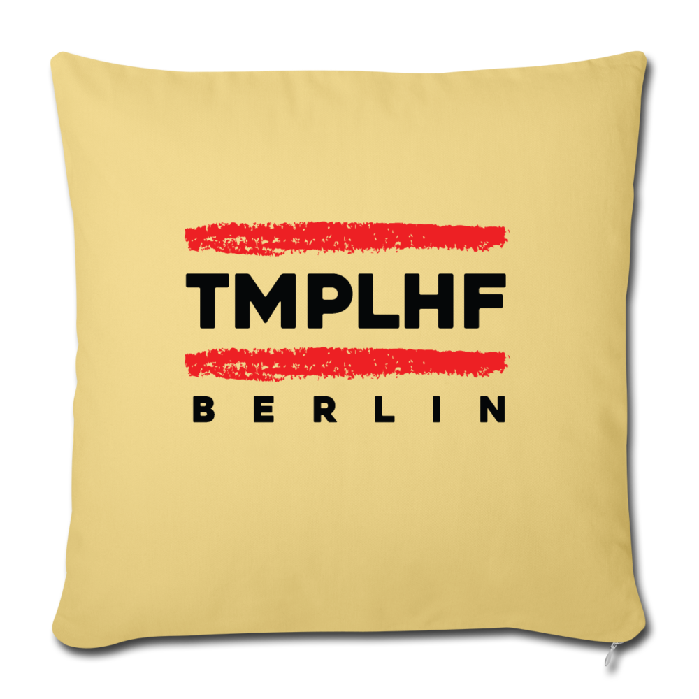 TMPLHF - Sofakissen mit Füllung (45 x 45 cm) - Hellgelb