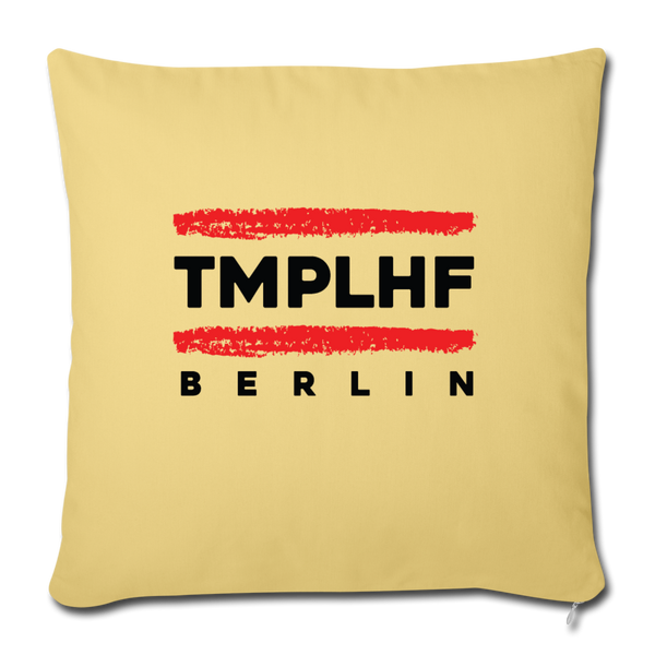TMPLHF - Sofakissen mit Füllung (45 x 45 cm) - Hellgelb