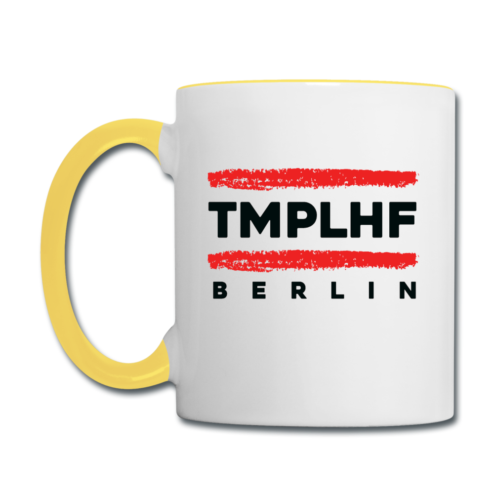 TMPLHF - Tasse zweifarbig - Weiß/Gelb