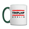 TMPLHF - Tasse zweifarbig - Weiß/Dunkelgrün