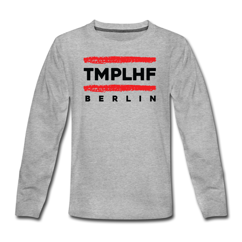 TMPLHF - Teenager Langarmshirt - Grau meliert