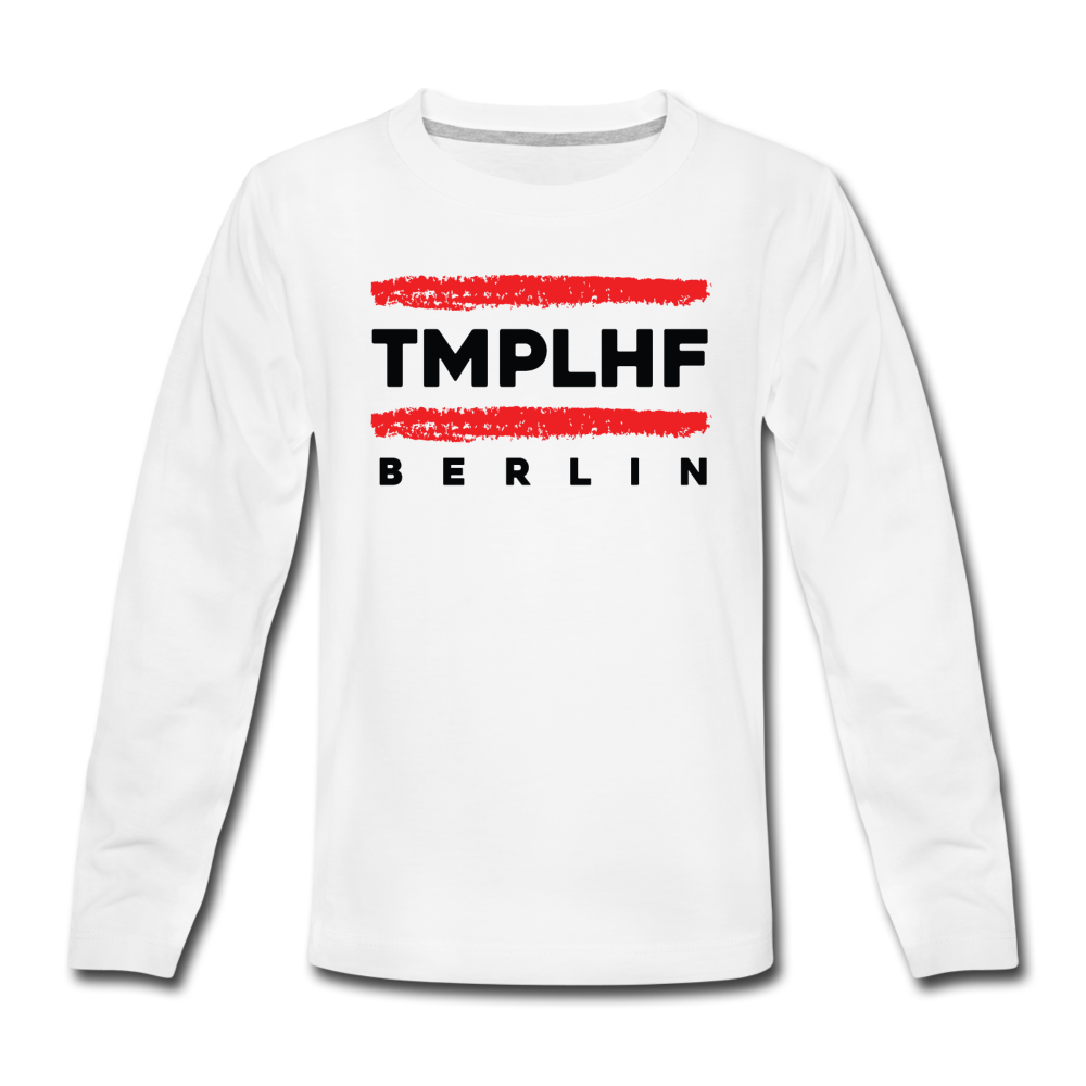 TMPLHF - Kinder Langarmshirt - Weiß