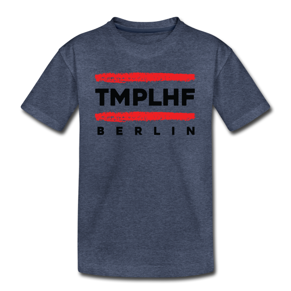 TMPLHF - Kinder Premium T-Shirt - Blau meliert