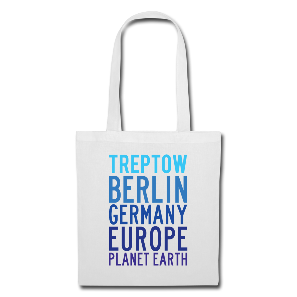 Treptow Planet Earth - Stoffbeutel - Weiß