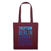 Treptow Planet Earth - Stoffbeutel - Burgunderrot