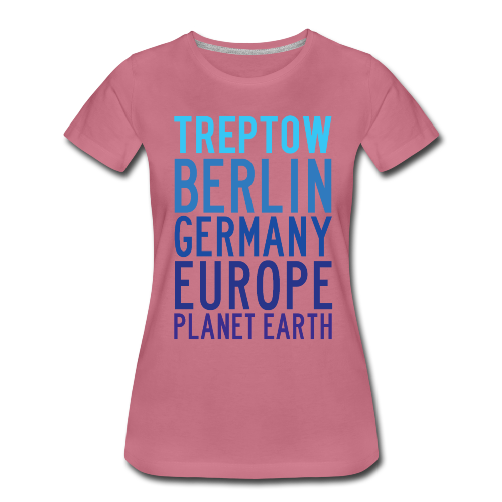 Treptow Planet Earth - Frauen Premium T-Shirt - Malve
