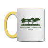 Volkspark Rehberge - Tasse zweifarbig - Weiß/Gelb