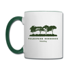 Volkspark Rehberge - Tasse zweifarbig - Weiß/Dunkelgrün