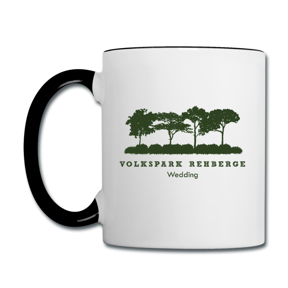 Volkspark Rehberge - Tasse zweifarbig - Weiß/Schwarz