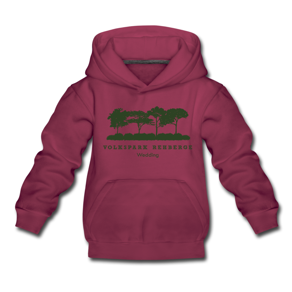 Volkspark Rehberge - Kinder Premium Hoodie - Bordeaux