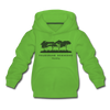 Volkspark Rehberge - Kinder Premium Hoodie - Hellgrün