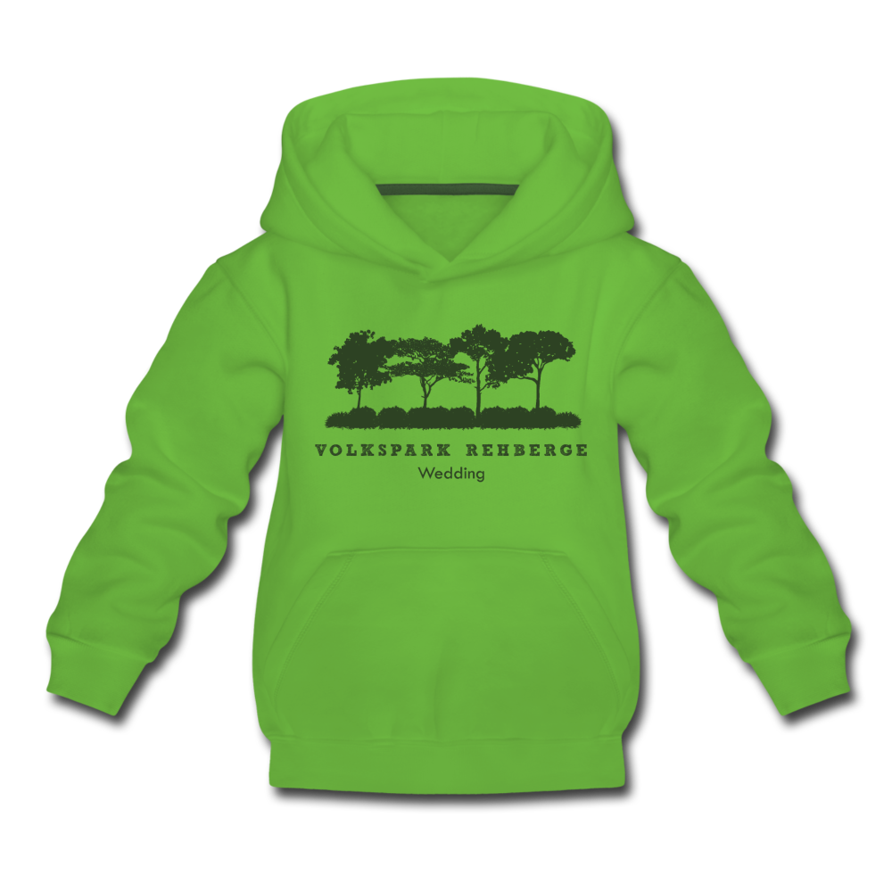 Volkspark Rehberge - Kinder Premium Hoodie - Hellgrün