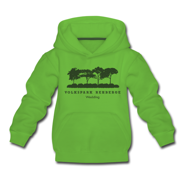 Volkspark Rehberge - Kinder Premium Hoodie - Hellgrün