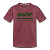 Volkspark Rehberge - Kinder Premium T-Shirt - Bordeauxrot meliert