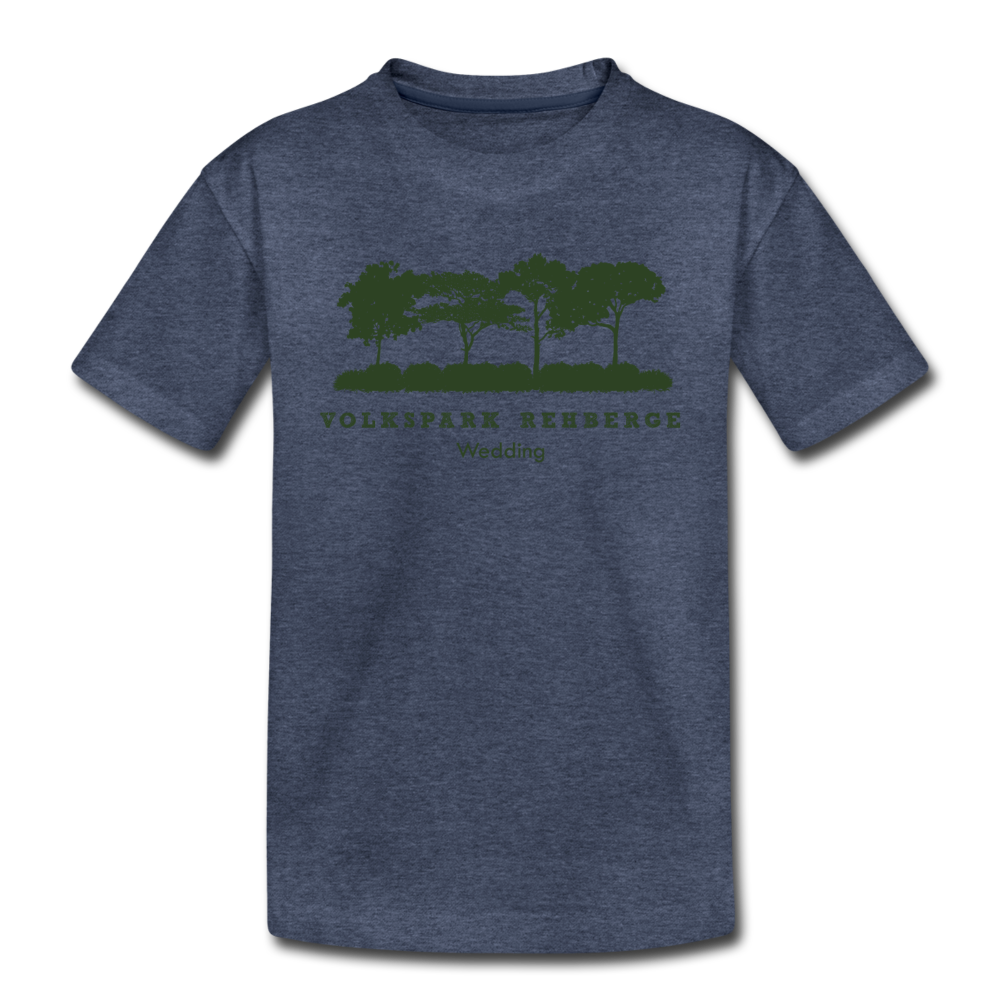 Volkspark Rehberge - Kinder Premium T-Shirt - Blau meliert