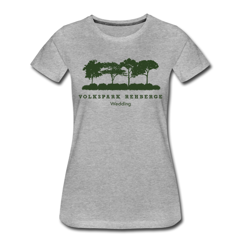Volkspark Rehberge - Frauen Premium T-Shirt - Grau meliert